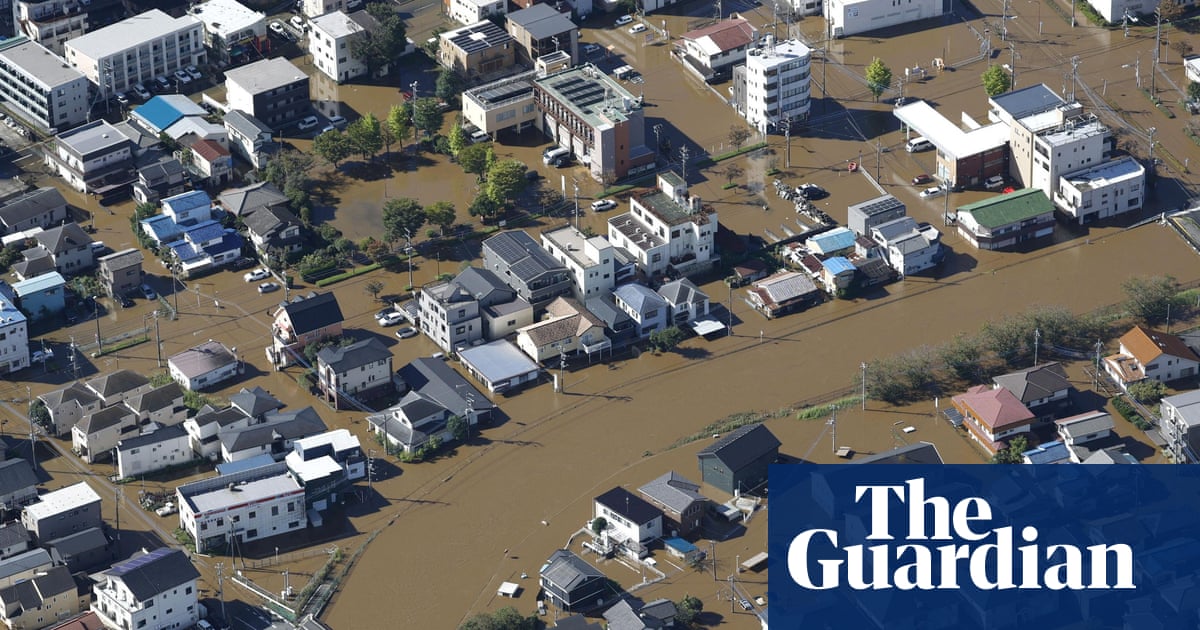 At least two people killed in Japan as typhoon Dujuan triggers heavy rain, landslides