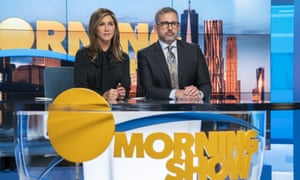 Infectious vitality … Jennifer Aniston and Steve Carell.