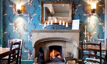 The pub’s interior.