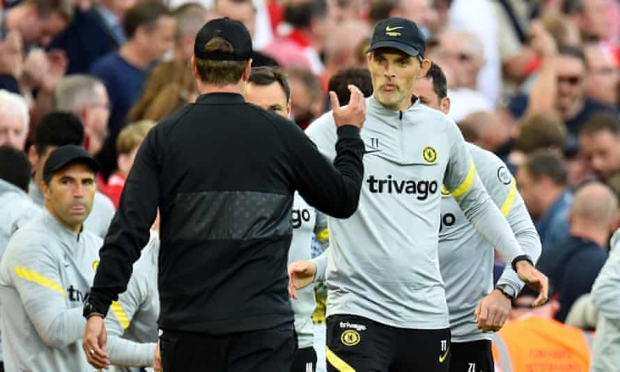 Thomas Tuchel appears to have an edge over Jürgen Klopp, his former colleague at Mainz.