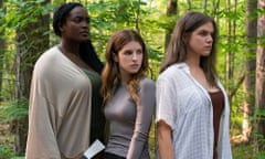 Wunmi Mosaku, Anna Kendrick and Kaniethiio Horn in Alice, Darling.