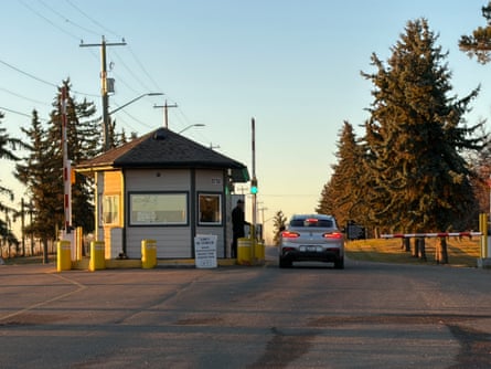 A view near the entrance of the CFB Wainwright military base