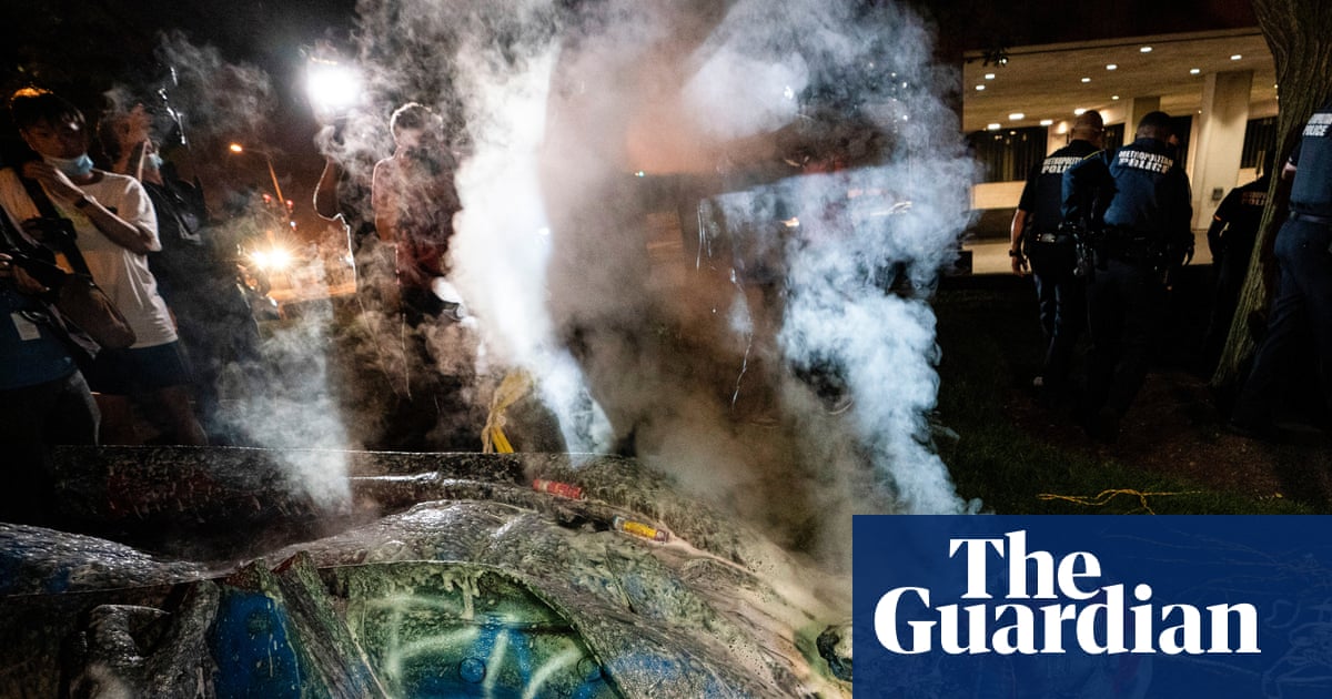 Trump administration to reinstall Confederate statue toppled in Black Lives Matter protests