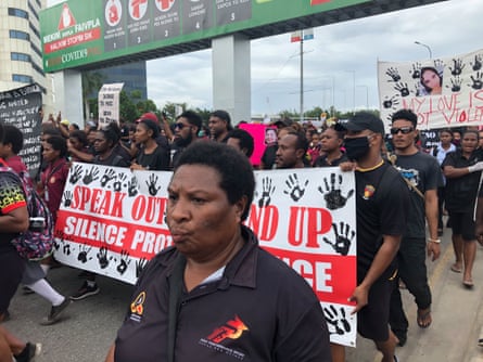 A protest calling for an end to domestic violence was held in Port Moresby in PNG following the murder of 19 year old Jenelyn Kennedy.