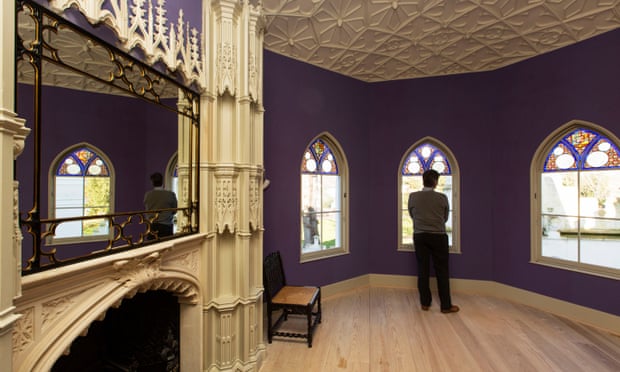 Strawberry Hill House, Twickenham, where Horace Walpole lived.