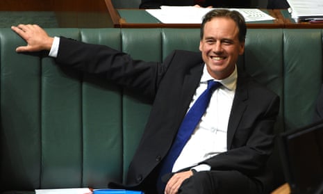Greg Hunt at question time
