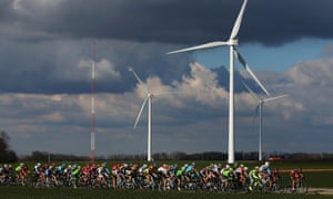 Wind
power installations raced ahead in 2015, accounting for more than
half of all new electricity generation worldwide.