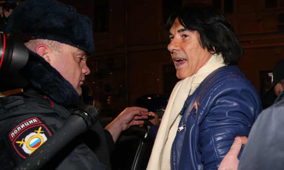 French pop star Didier Marouani is detained in Moscow.