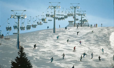 Chairlifts serve 104km of pistes at Folgaria