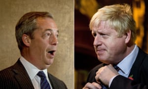 Demagogues: Nigel Farage and Boris Johnson.