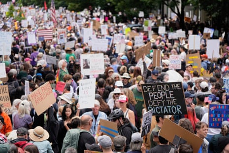 US cities to resist Trump's crackdown on dissent with No Kings protests:  'We will not be bullied' | US news | The Guardian