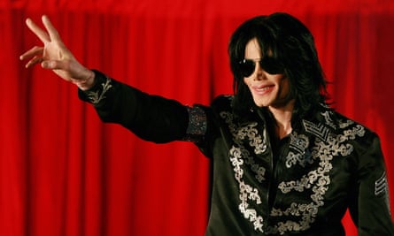 Michael Jackson two months before his death, addressing a press conference at the O2 arena in London in 2009.
