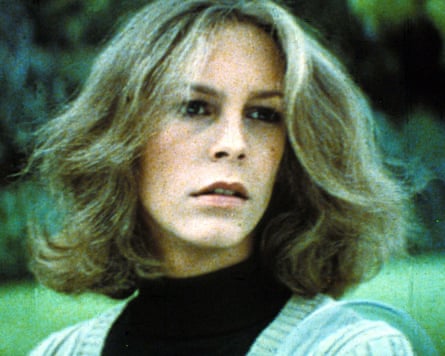 Jamie Lee Curtis in Halloween.