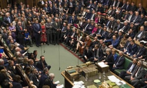 Theresa May speaks after losing Brexit vote 15 January 2019