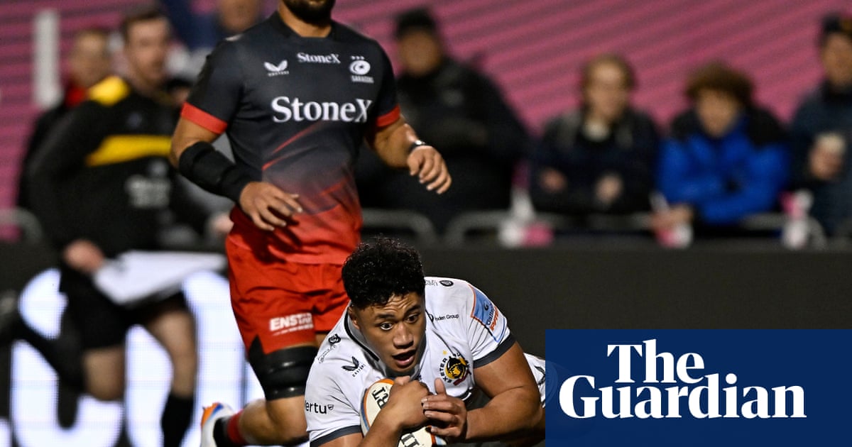 Greg Fisilau double edges Exeter to comeback victory at Saracens