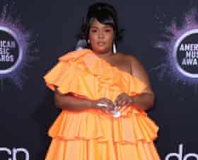 Lizzo at the American Music Awards in 2019