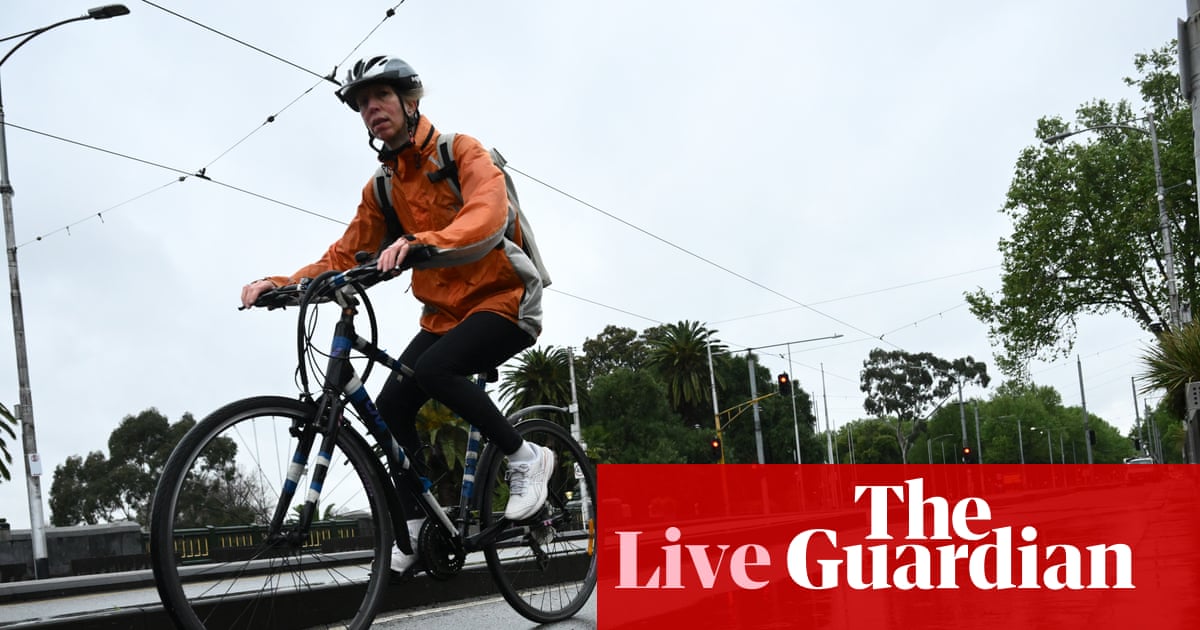 Australia news live: Melbourne soaked by wettest day since 2024; Jackie O’s m legal fight with KIIS FM owner delayed | Australia news Australia news live: Melbourne soaked by wettest day since 2024; Jackie O’s m legal fight with KIIS FM owner delayed | Australia news