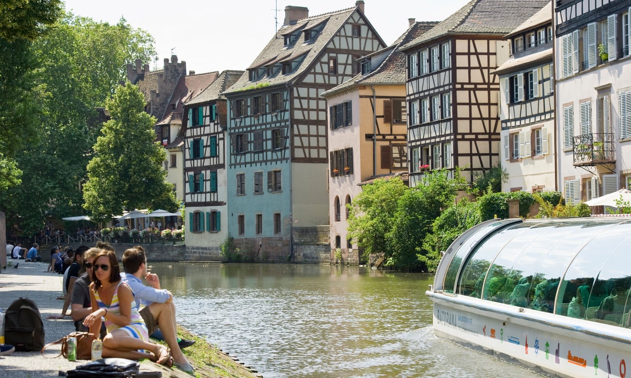 Petite France is a historic part of Strasbourg at the western end of Grande-Île.