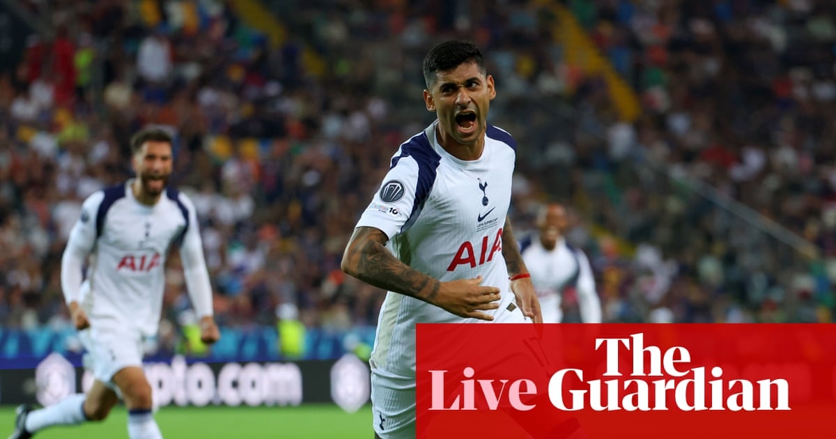 Paris Saint-Germain v Tottenham: Uefa Super Cup – live | Uefa Super Cup Paris Saint-Germain v Tottenham: Uefa Super Cup – live | Uefa Super Cup
