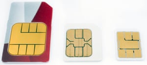 Original sim card, micro and nano sim cards