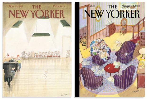 Covers of The New Yorker by Sempé from March 1987 to October 2018.