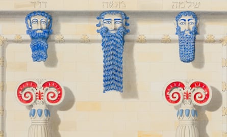 Bronstein blue-beareded gargoyles.