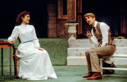 ‘I didn’t have to act Nina’s fascination with Trigorin’ … Harriet Walter and Alan Rickman in The Seagull.
