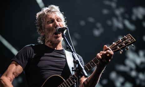 Stirring and hopeful ... Roger Waters on stage.