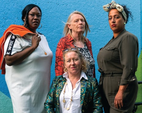 Jennifer Joseph, Lucy Edkins, Jade Small and TerriAnn Oudjar