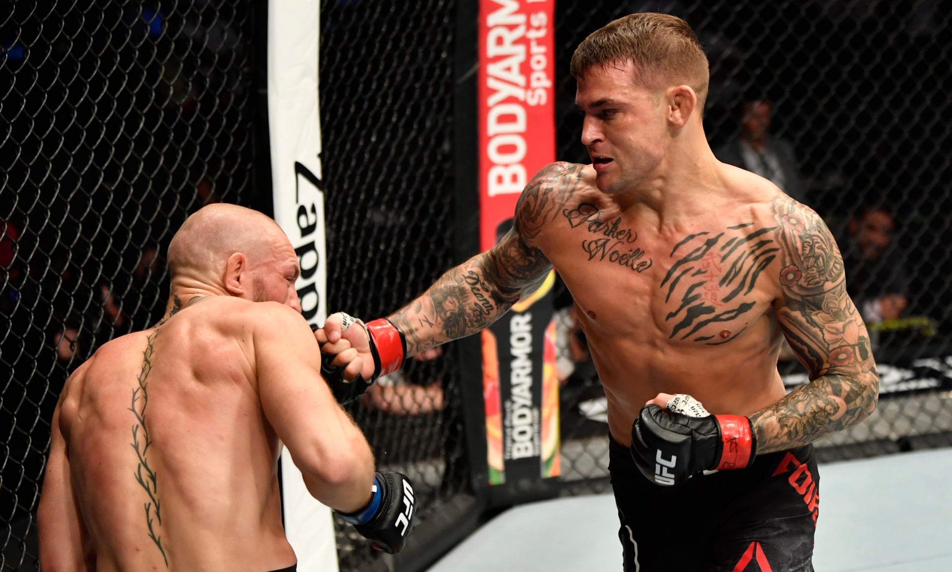 UFC 257 - Khabib reacts to TKO loss of Conor McGregor