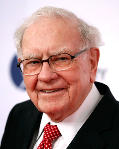 Warren Buffet pictured in December. He said earlier on Saturday: “I remain convinced ... that nothing can basically stop America.”