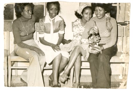 ‘A day trip to Debre Markos was one of the most rebellious things I’ve done growing up,’ remembers Genet, a defiant girl who was a teenager in the 70s in Addis Ababa. Genet is the second from the right.
