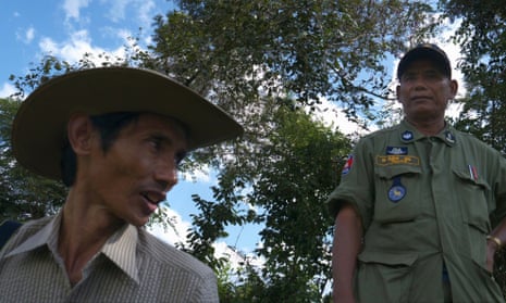 Footage from I Am Chut Wutty shows Wutty during a forest protest in Cambodia