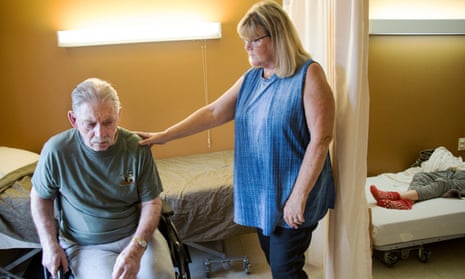Scenes of Al and Charlene Wagner at the Garden Terrace nursing home that he lives in and she visits everyday, in Overland Park, Kansas.