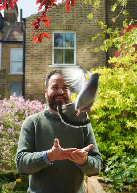 “They always returned in the end’: Jon Day with Paul in his London garden.
