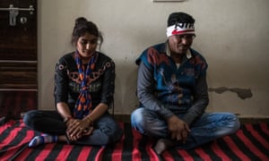 Balram Chauhan with one of his daughters