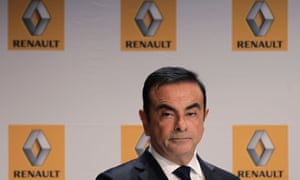 Outgoing Renault carmaker CEO and chairman Carlos Ghosn
