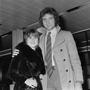 Judith Durham with her husband, British pianist Ron Edgeworth, in February 1971.