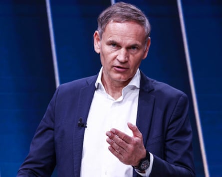 Oliver Blume, the VW CEO, speaks during the annual Volkswagen Group press conference in 2024
