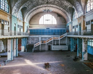 The Registry Room, Ellis Island, 1974