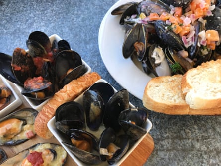 Port Phillip Bay is well-known for its mussels, so stop in at the Little Mussel Cafe on the Bellarine peninsula.