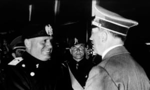 Mussolini with hItler in 1940