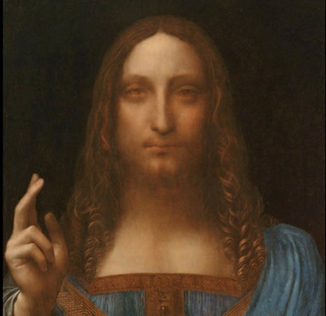 crop of Leonardo's Salvator Mundi