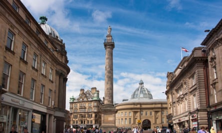 Grey Street and Grey’s Monument, Newcastle.