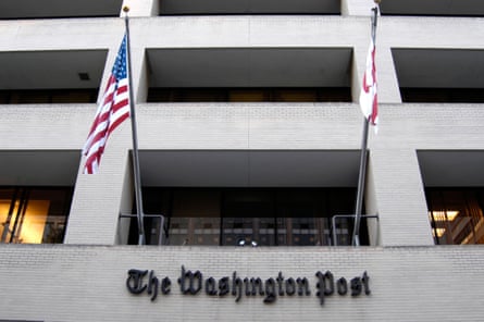The Washington Post newspaper office Washington DC.