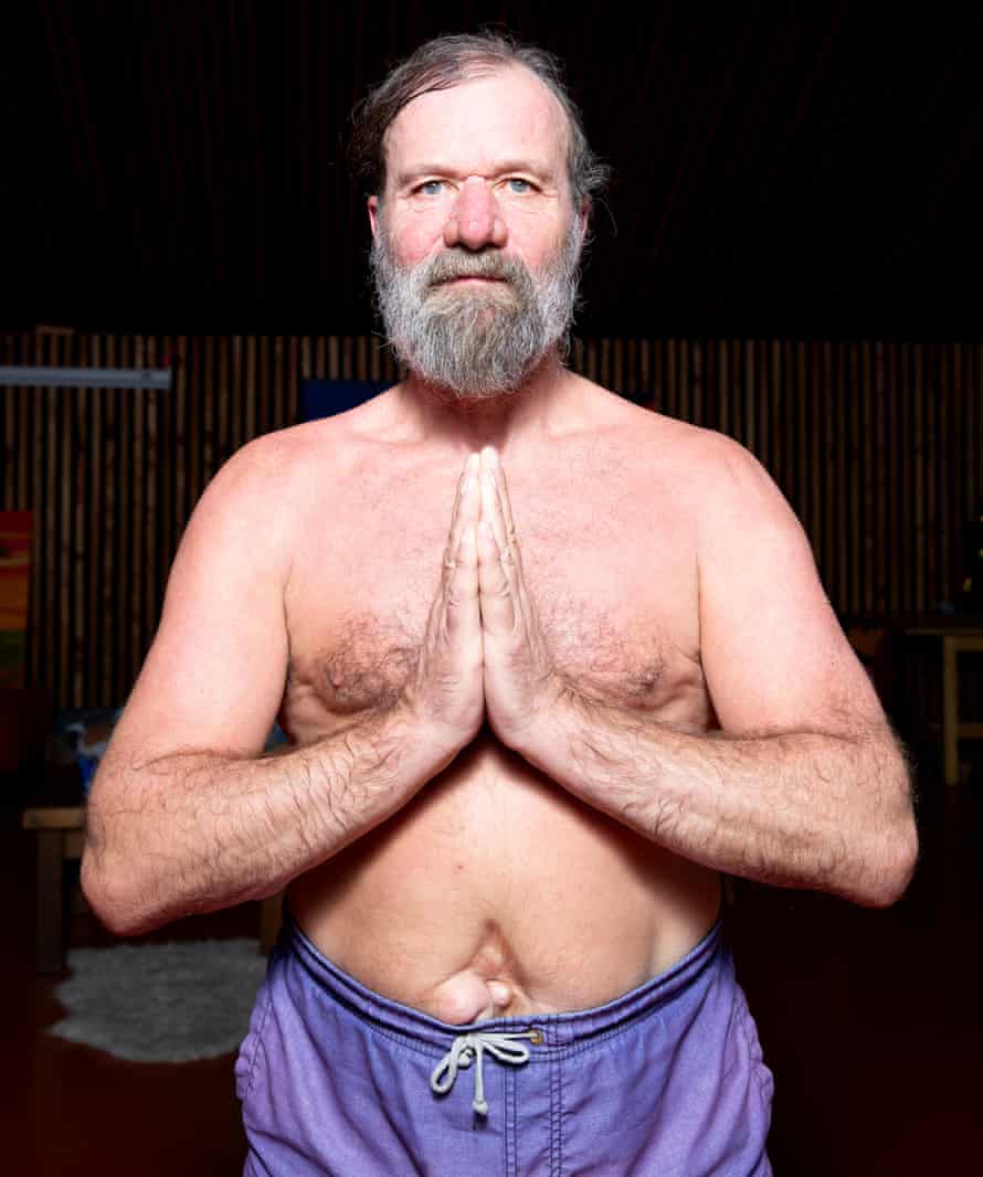Hof became interested in yoga, Hinduism, Buddhism when he was young.