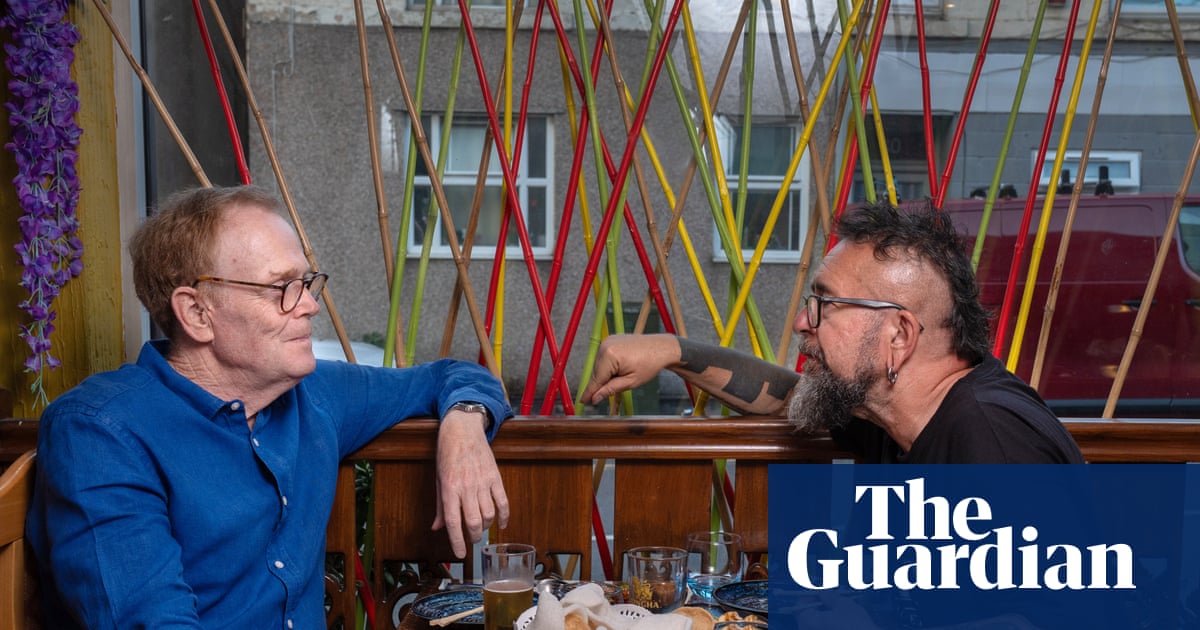 Dining across the divide: ‘There he was with his goatee, shaved head, tattoos – but never judge a book by its cover’