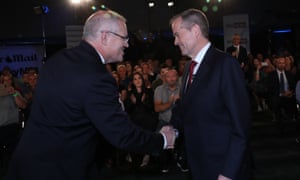 Bill Shorten and Scott Morrison meet in the second leaders’ debate in Brisbane on Friday night.