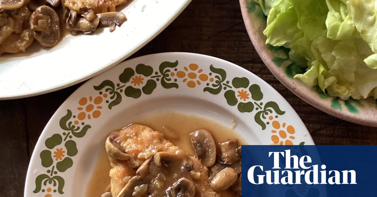 Rachel Roddy's recipe for chicken scaloppine with mushrooms and marsala | A kitchen in Rome