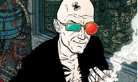 Gonzo messiah ... Spider Jerusalem, illustrated by Darick Robertson, on the cover of Transmetropolitan Volume One.